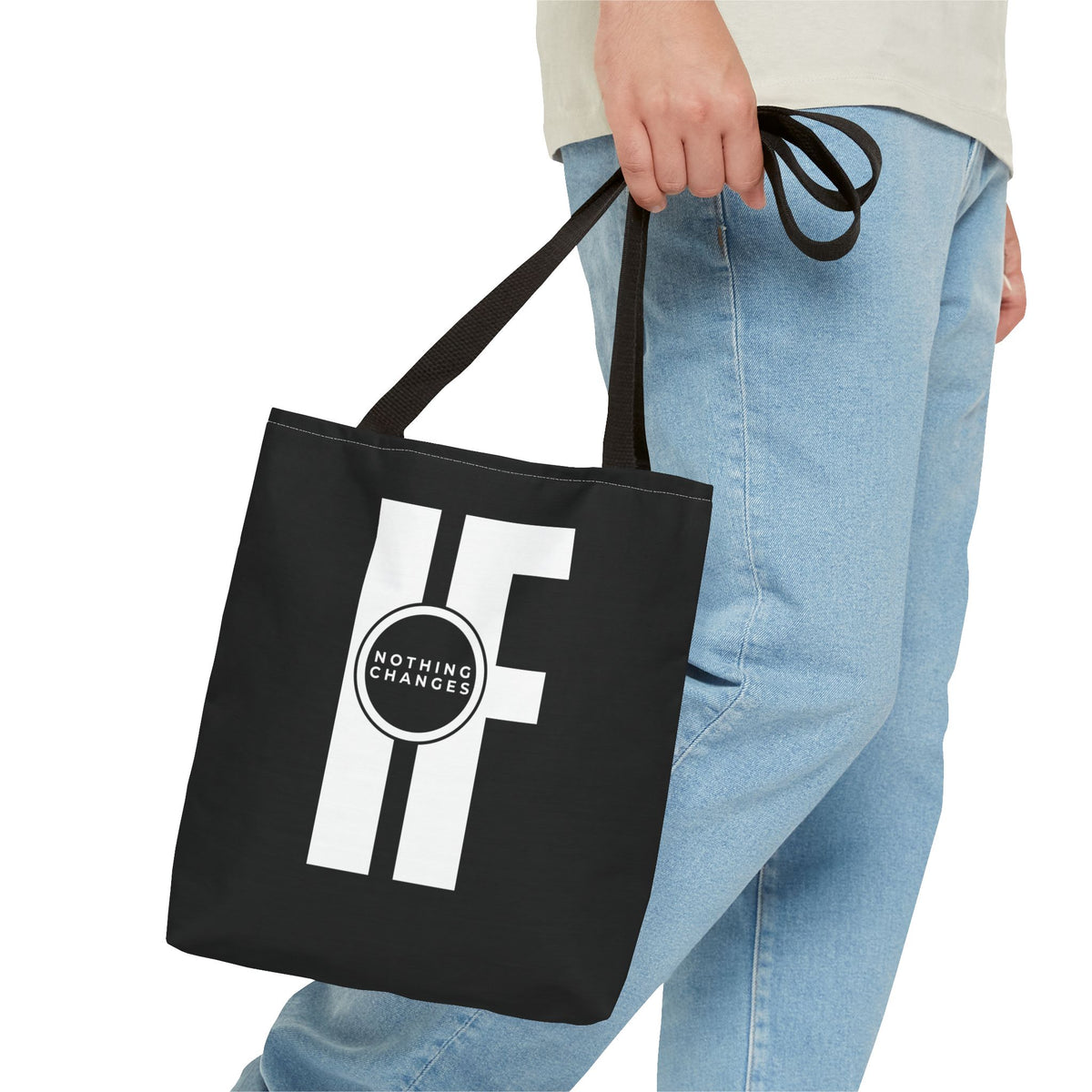 "If Nothing Changes" Inspiring Tote Bag