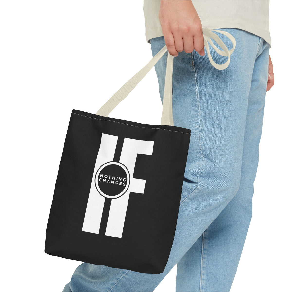 "If Nothing Changes" Inspiring Tote Bag