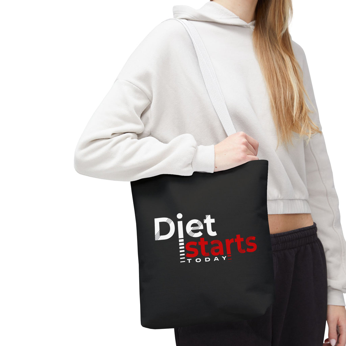 Diet Starts Today Tote Bag
