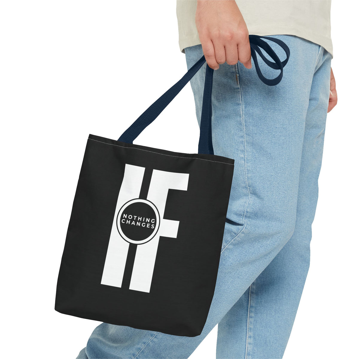 "If Nothing Changes" Inspiring Tote Bag
