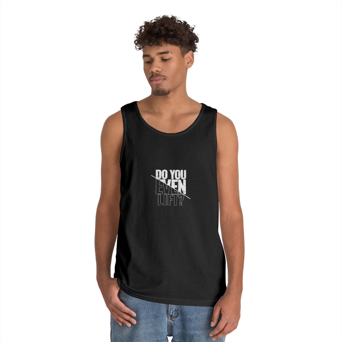 Do You Even Lift? Unisex Heavy Cotton Tank Top - Fitness Apparel for Gym Lovers