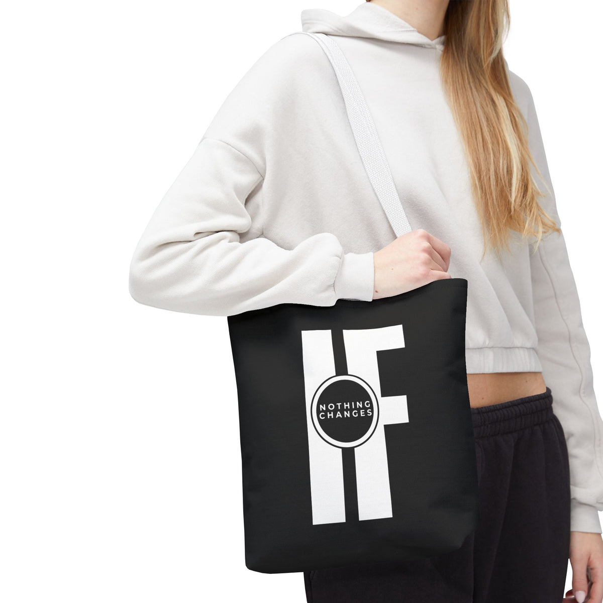 "If Nothing Changes" Inspiring Tote Bag