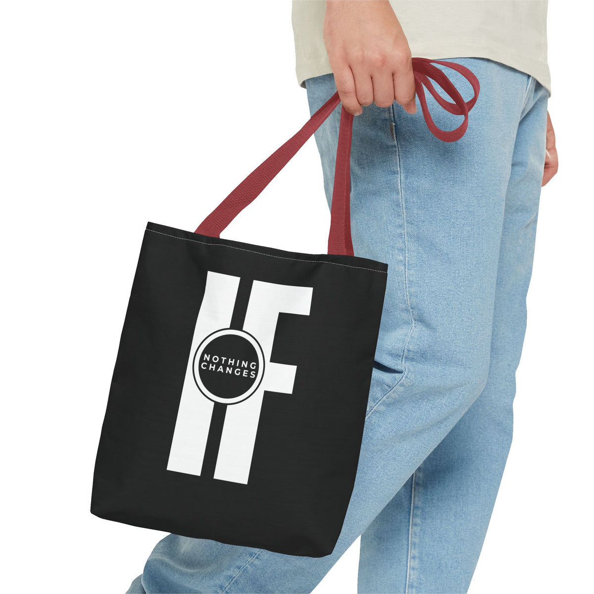 "If Nothing Changes" Inspiring Tote Bag