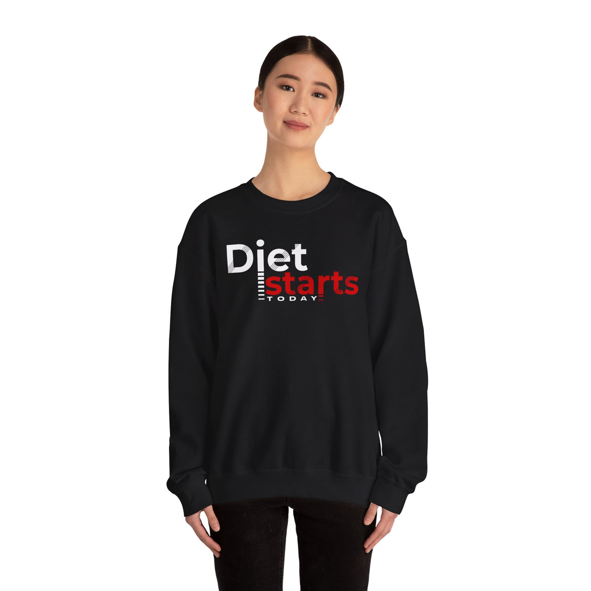 Diet Starts Today Sweatshirt - Unisex Heavy Blend Crewneck